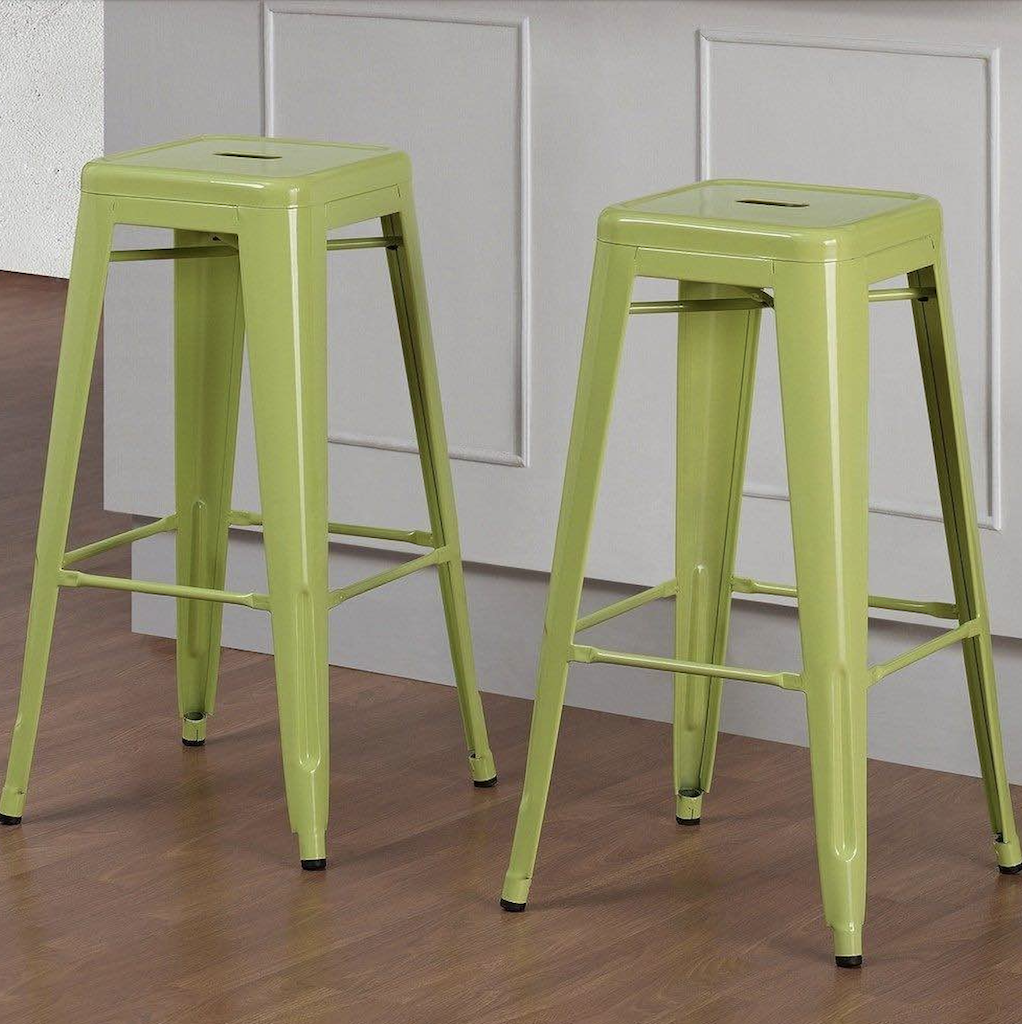 Lime Tolix stool hire lime stool tolix